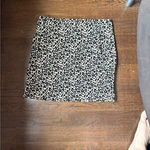 LOFT Leopard Print Women's Skirt - 8